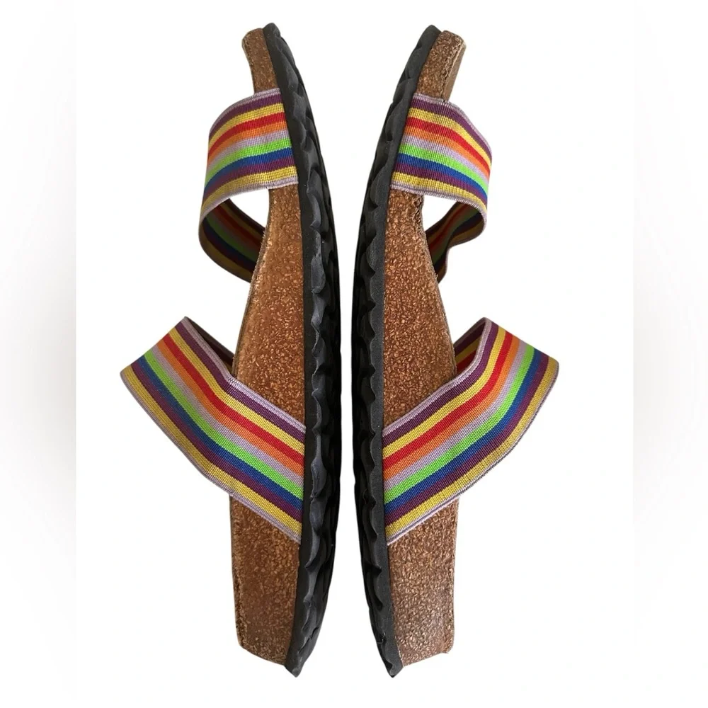 Birki’s x Birkenstock Curaçao II Stretch Rainbow Sandals